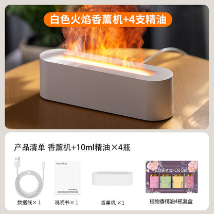 New Colorful Flame Aromatherapy Humidifier for Home
