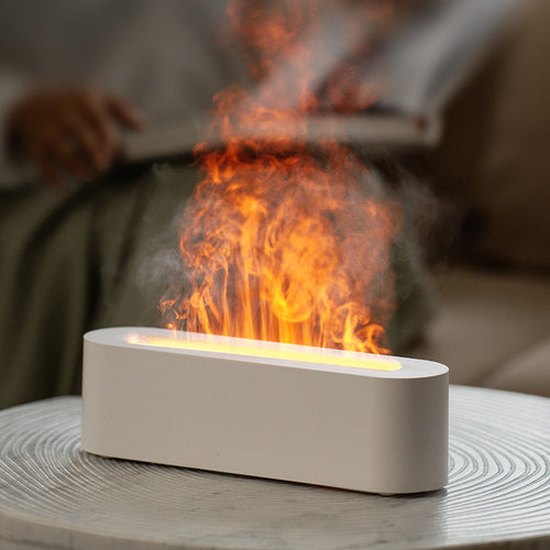New Colorful Flame Aromatherapy Humidifier for Home