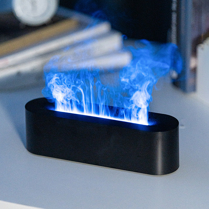 New Colorful Flame Aromatherapy Humidifier for Home