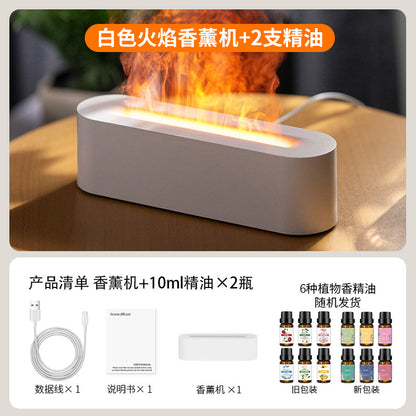 New Colorful Flame Aromatherapy Humidifier for Home