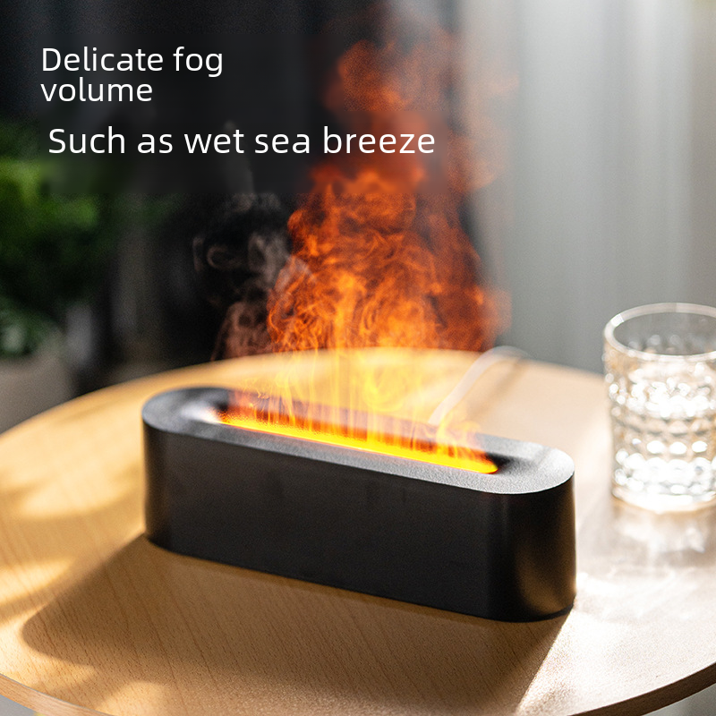 New Colorful Flame Aromatherapy Humidifier for Home