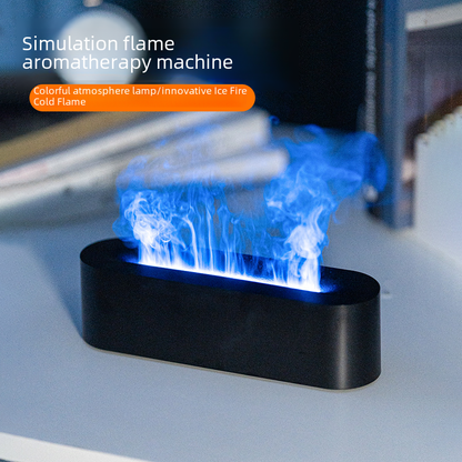 New Colorful Flame Aromatherapy Humidifier for Home