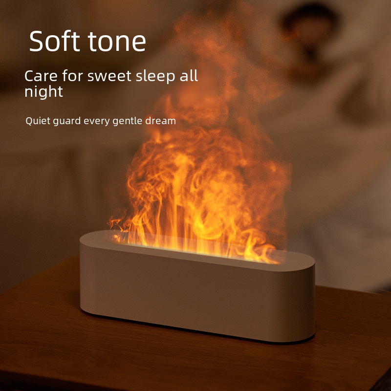 New Colorful Flame Aromatherapy Humidifier for Home