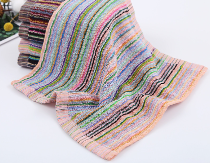 Cotton Dish Cloth with Dark Stripes - 30 Washes